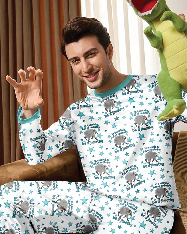 In A World Full Of Ordinary Be A Jimothy Bamboo Men's Pajama Set