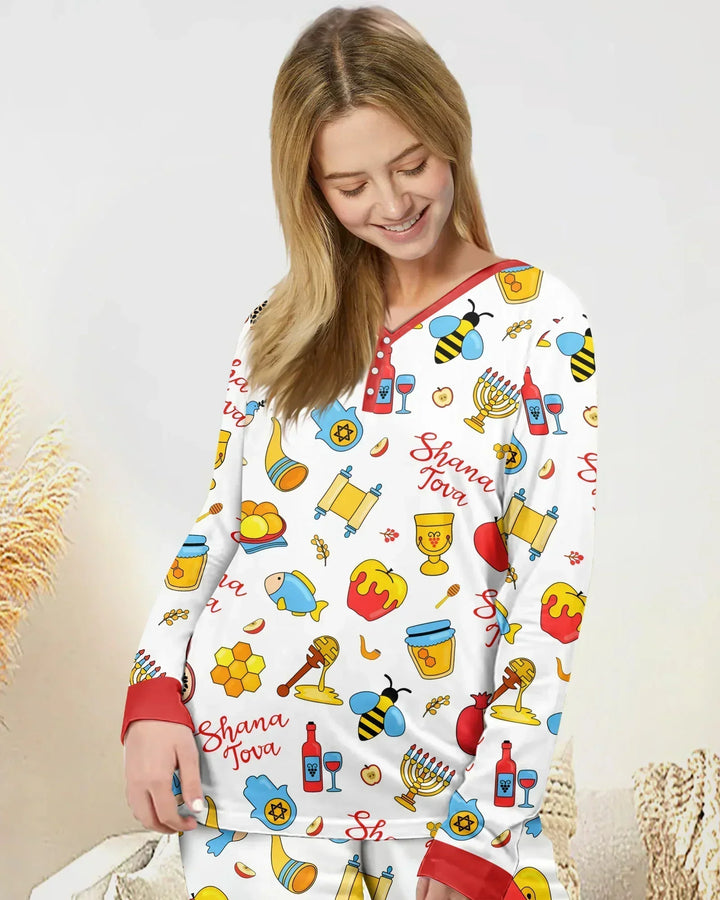 Shanah Tovah U'Metukah  Bamboo Women Pajama Set