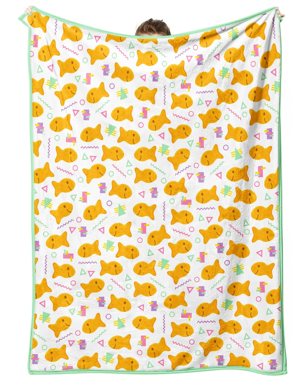 Cheesy Fishies Family Matching Bamboo Blanket