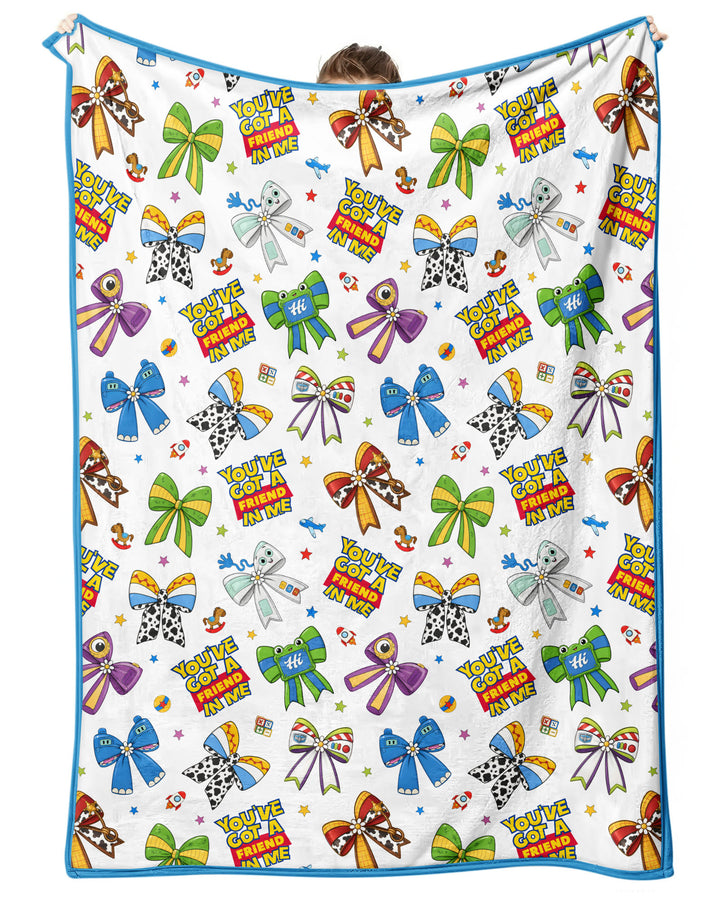 Magical Mirror Bow Bamboo Blanket