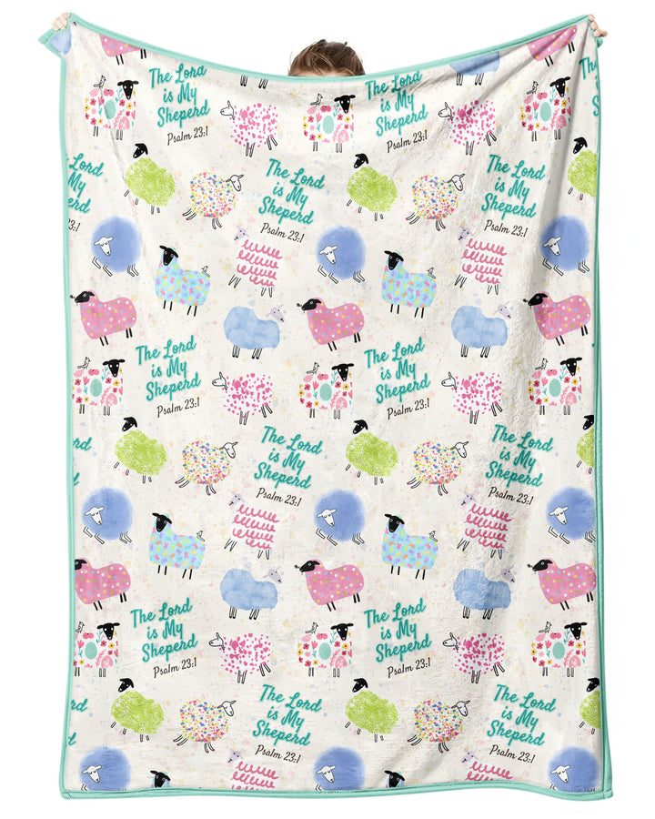 The Lord Is My Shepherd Psalm 23 Bamboo Blanket