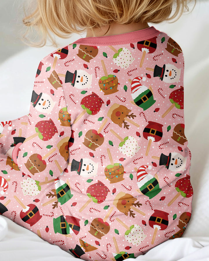 Christmas Cake Pops Family Matching Bamboo Convertible Zippy