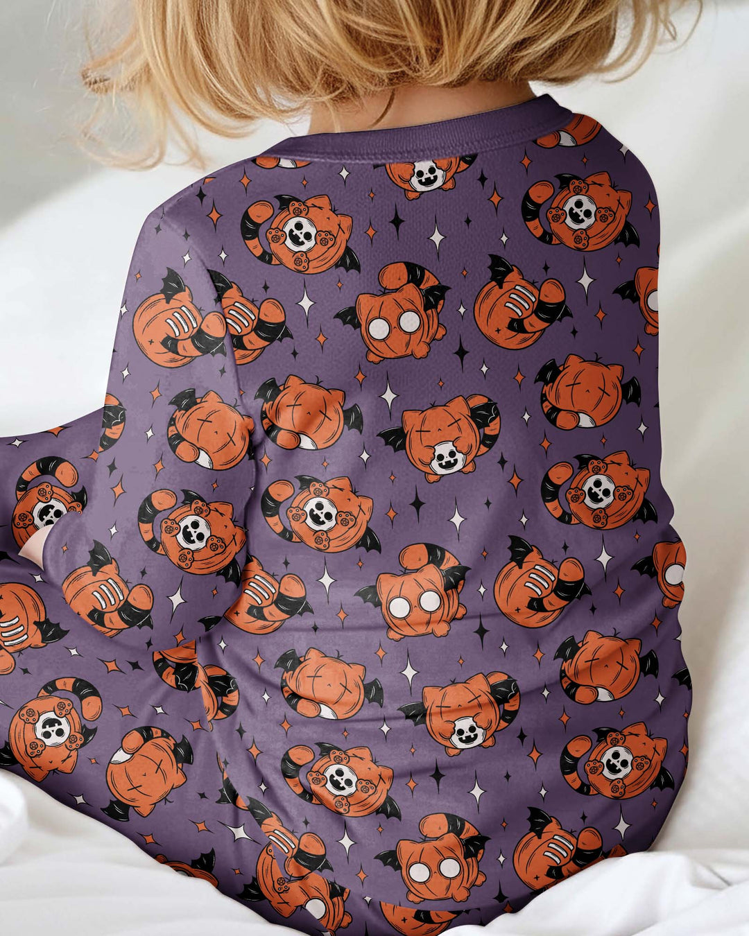 Batty Pumpkin Cats Bamboo Convertible Zippy
