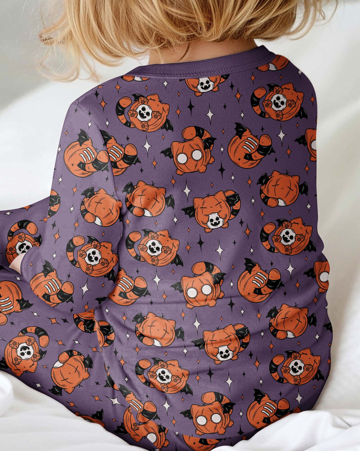 Batty Pumpkin Cats Bamboo Convertible Zippy