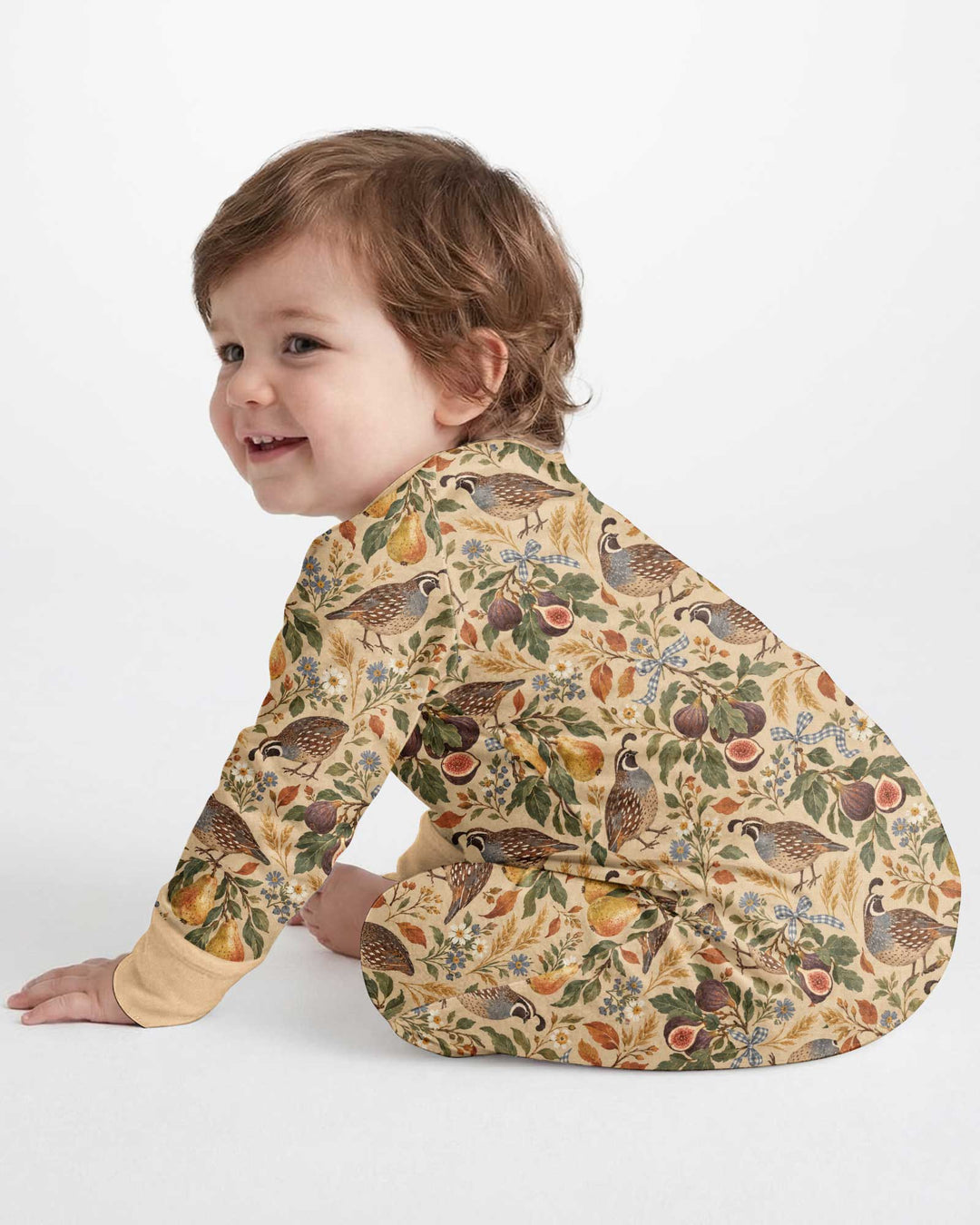 Quail & Pears Bamboo Convertible Zippy