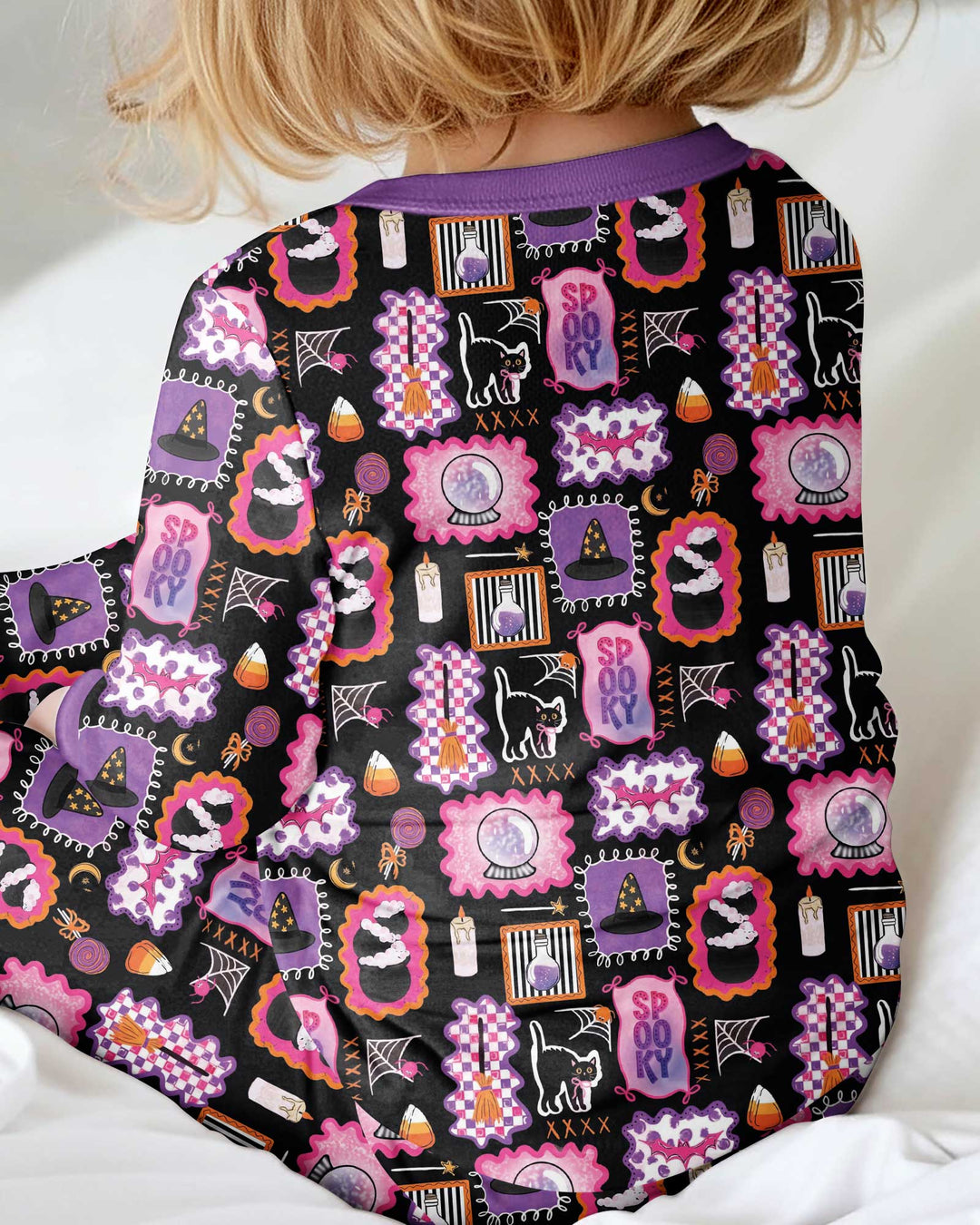 Pink Witchy Halloween Bamboo Convertible Zippy