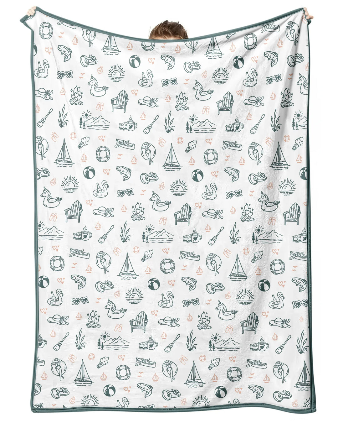 Lake Vibe Bamboo Blanket