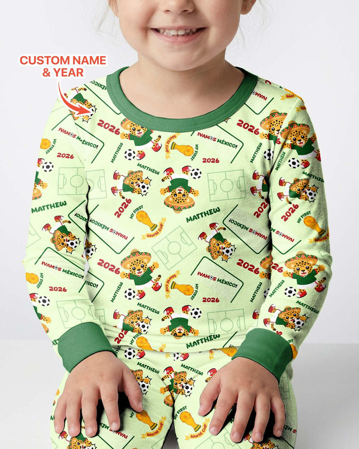 My First World Cup Bamboo Two Piece Long Sleeve Pajama Set