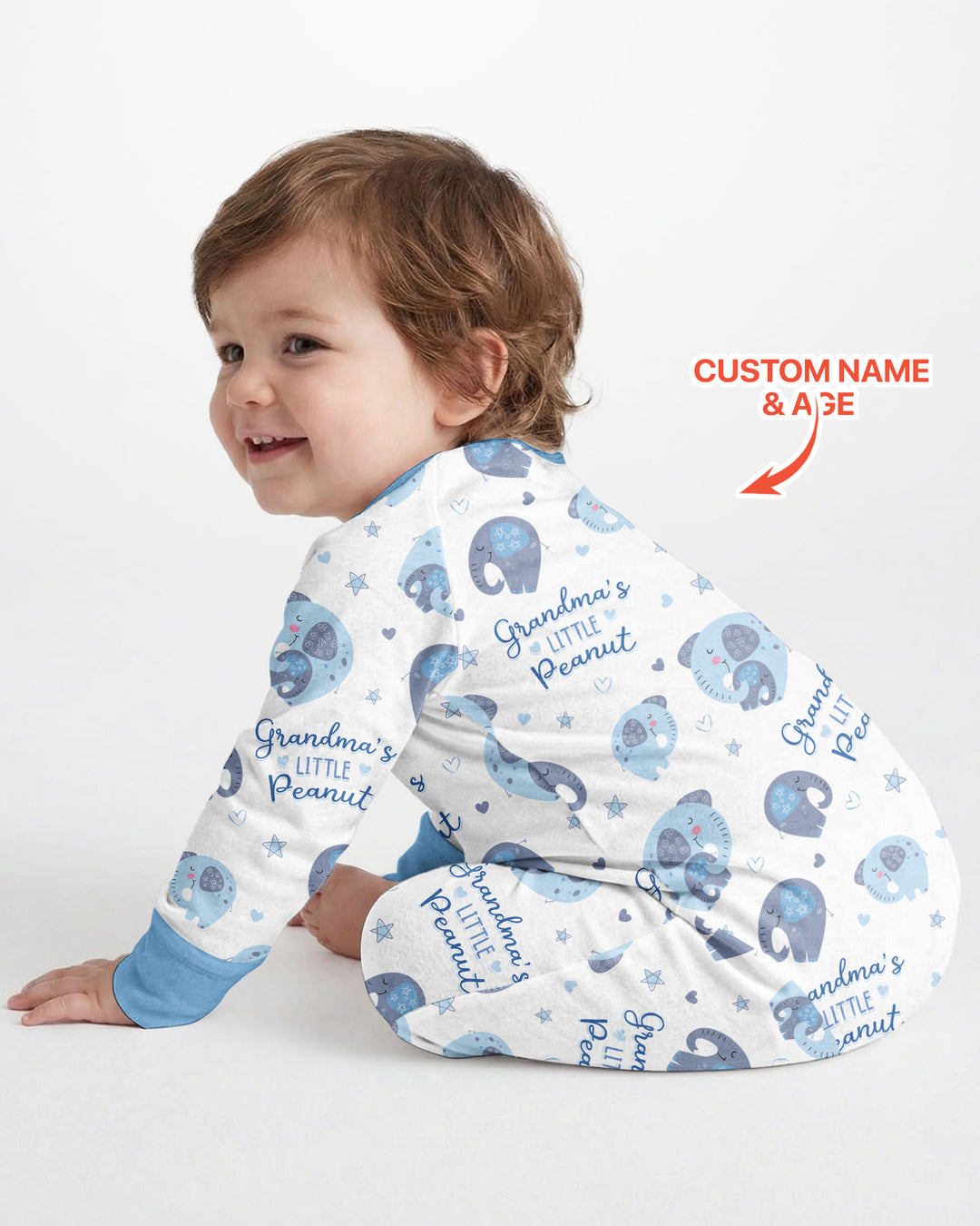 Little Peanut Baby Elephant Bamboo Convertible Zippy