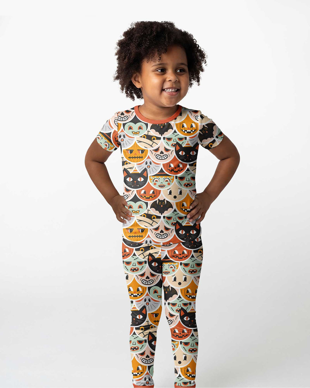 Monster Mash-Up Bamboo Two Piece Short Sleeve Pajama Set