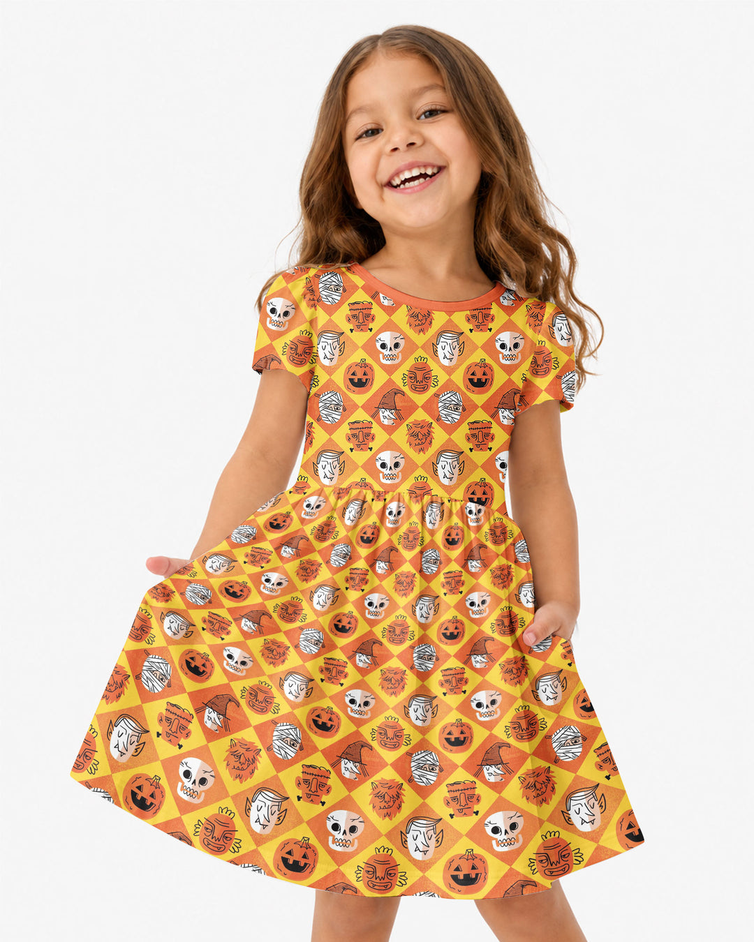 Monster Mix Bamboo Twirl Dress