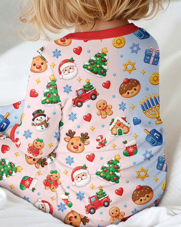 Merry Chrismukkah Bamboo Convertible Zippy
