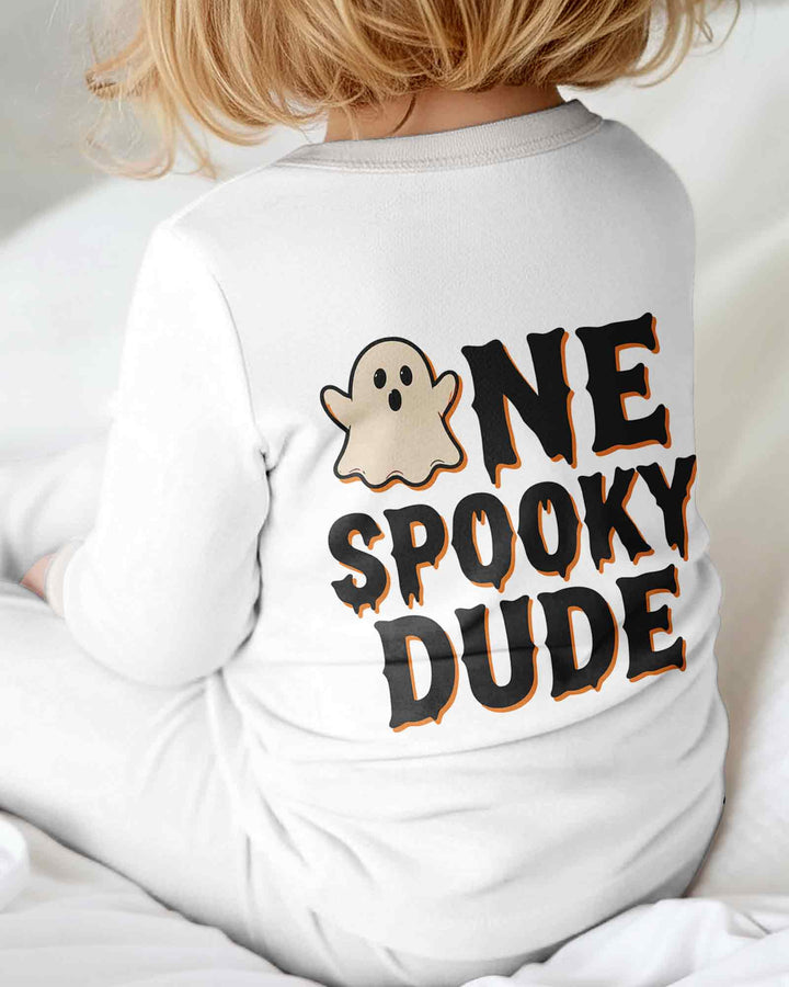 Personalized Ghost Halloween Baby Bamboo Convertible Zippy