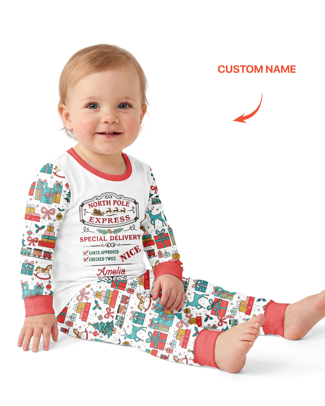 Santa’s Special Delivery Bamboo Two Piece Long Sleeve Pajama Set