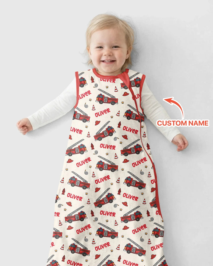 Custom Name Future Firefighters Bamboo Sleep Bag