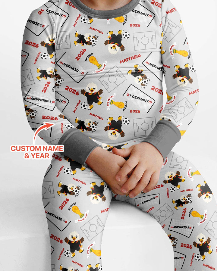 My First World Cup Bamboo Two Piece Long Sleeve Pajama Set