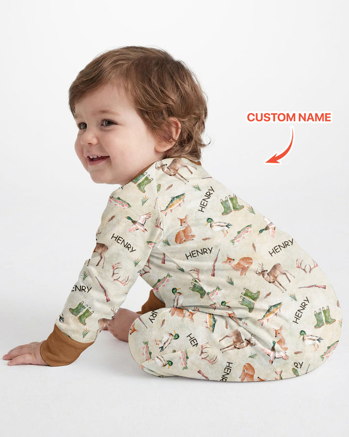 Is It Too Soon To Go Hunting Custom Name Bamboo Convertible Zippy
