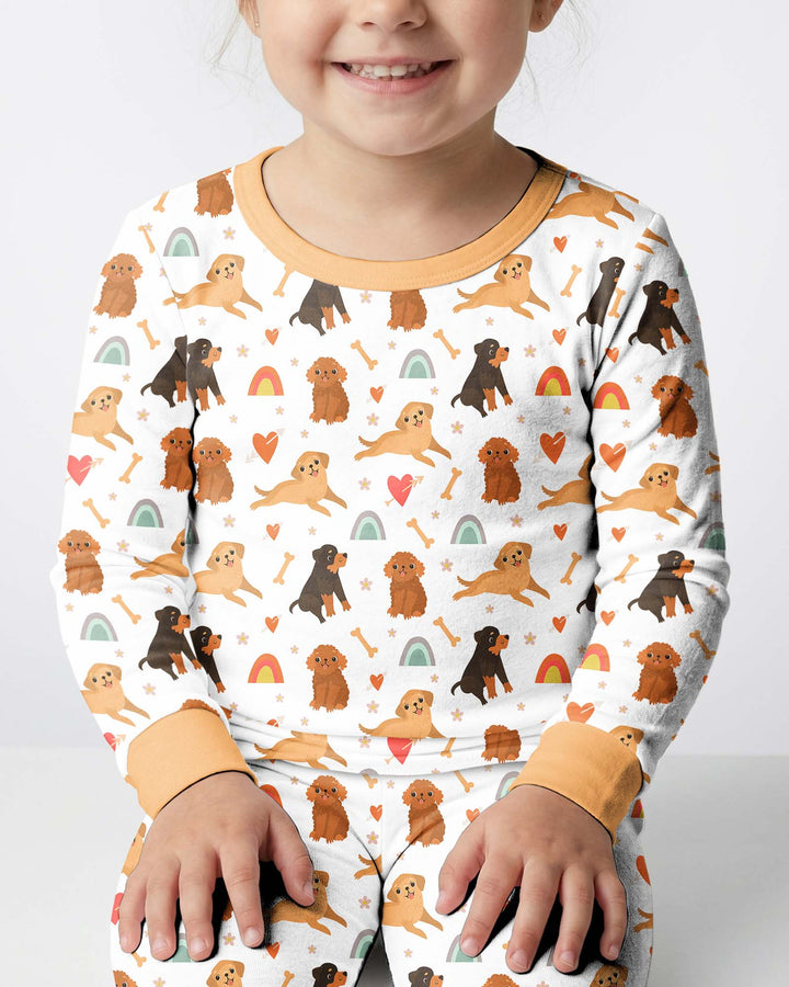 Brown Dogs Bamboo Two Piece Pyjamas Set