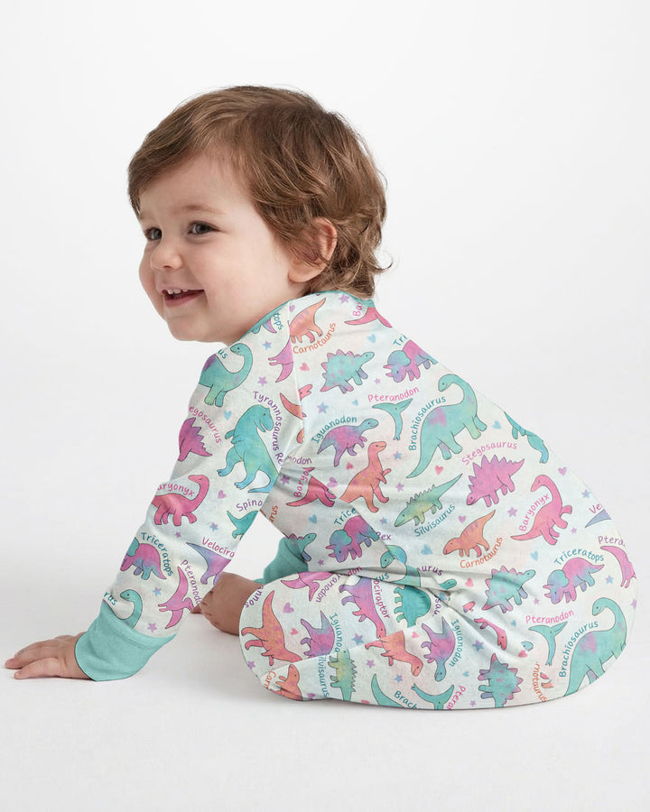 Pastel Dino Bamboo Convertible Zippy