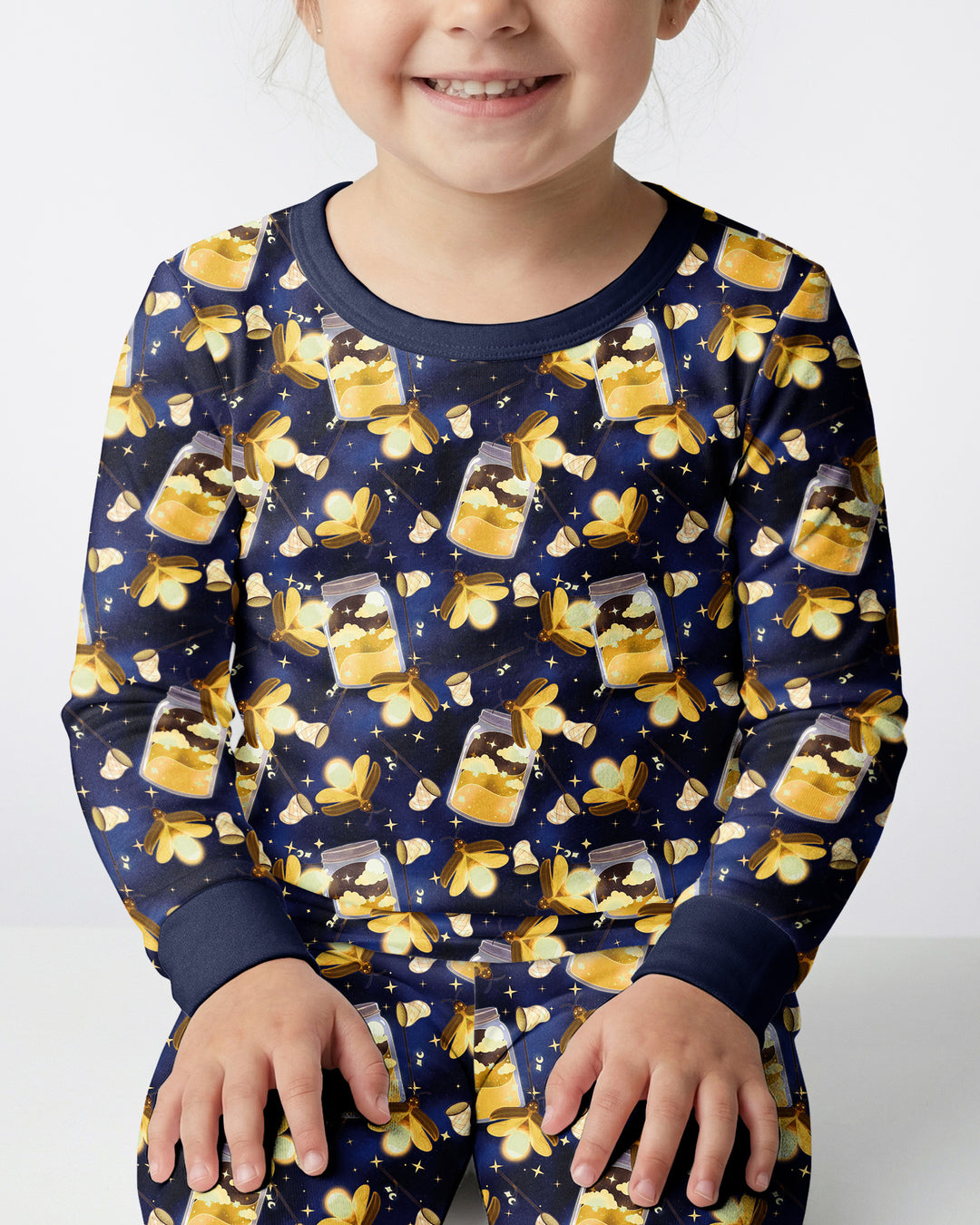 Template Bamboo Two Piece Long Sleeve Pyjamas Set