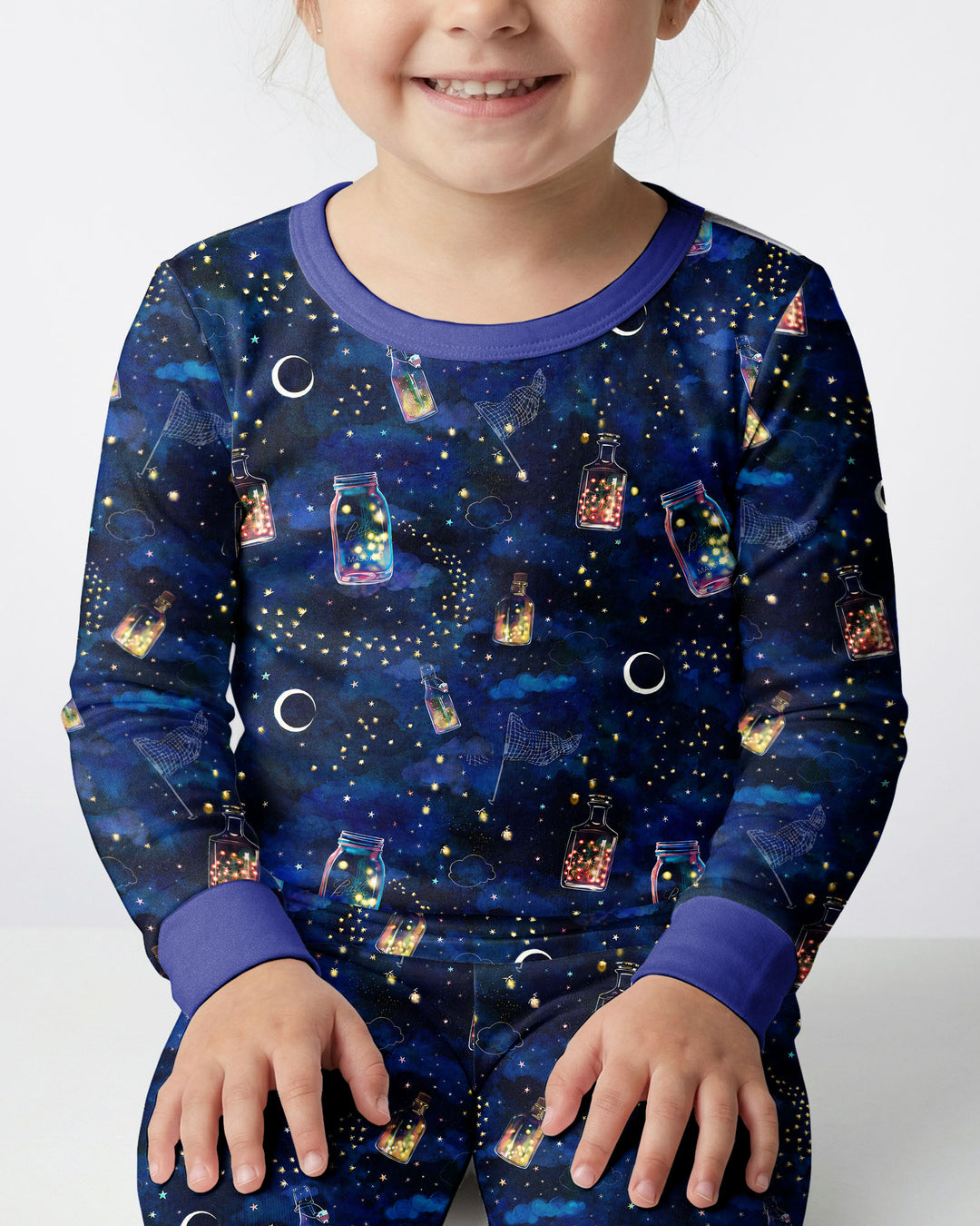 Template Bamboo Two Piece Long Sleeve Pyjamas Set