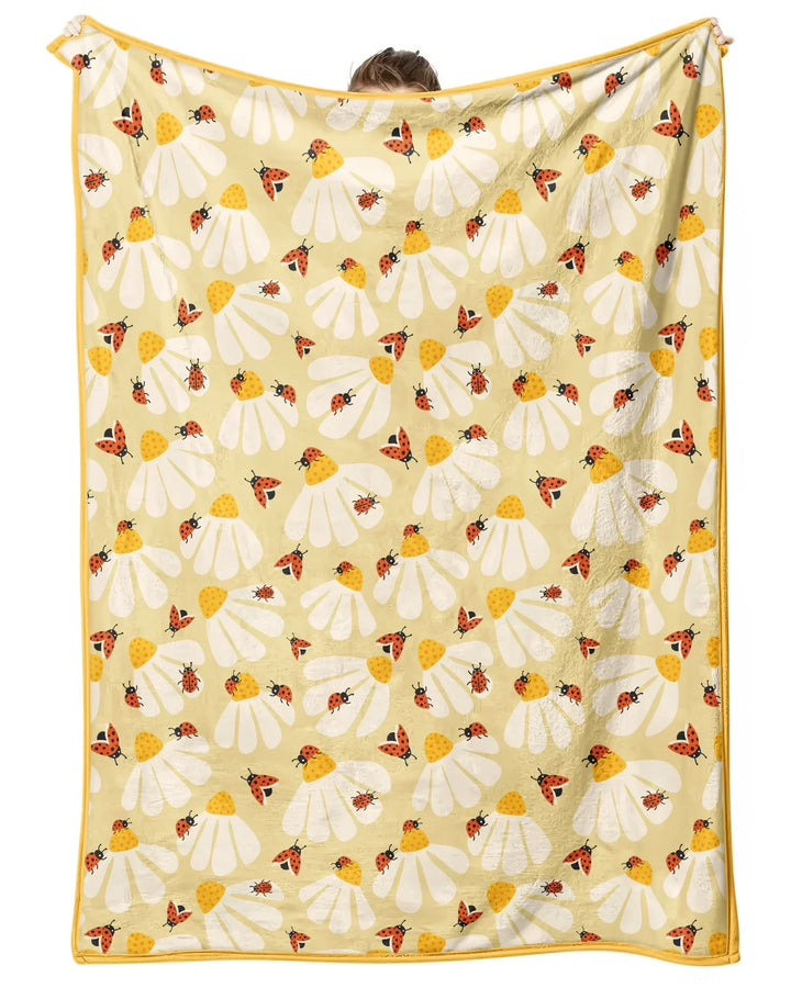Lucky Little Bug Bamboo Blanket