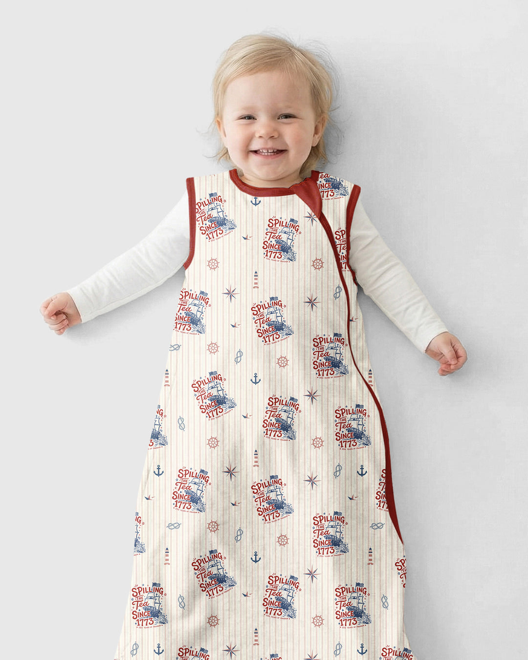 Spilling The Tea Since 1773 Family Matching Bamboo Sleep Bag