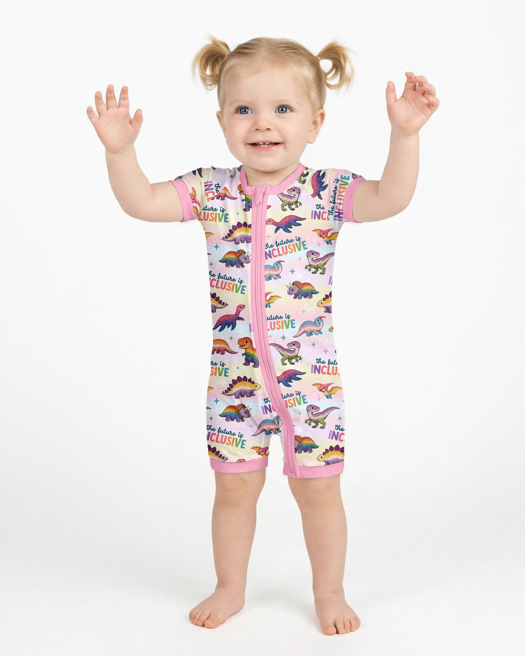 The Future is Inclusive Bamboo Shorty Zippy