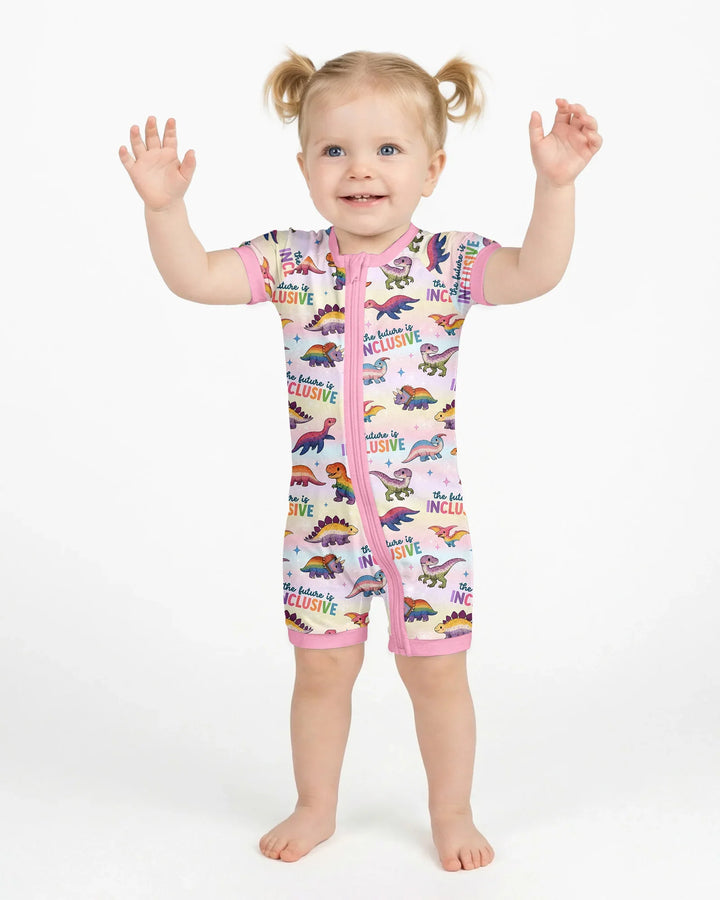 The Future is Inclusive Bamboo Shorty Zippy
