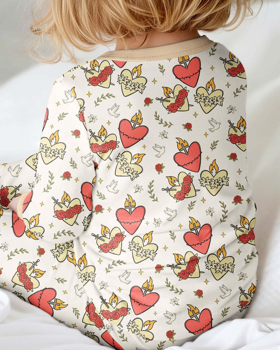Three Sacred Hearts Bamboo Convertible Zippy