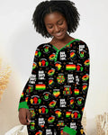 God Says I Am Juneteenth Blessings Bamboo Women Pajama Set
