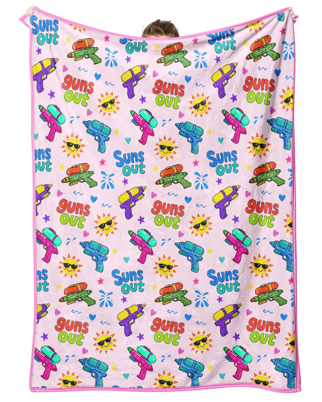 Sun Out Guns Out Bamboo Blanket