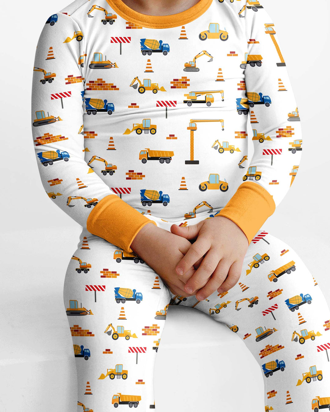Construction Bamboo Two Piece Pyjamas Set