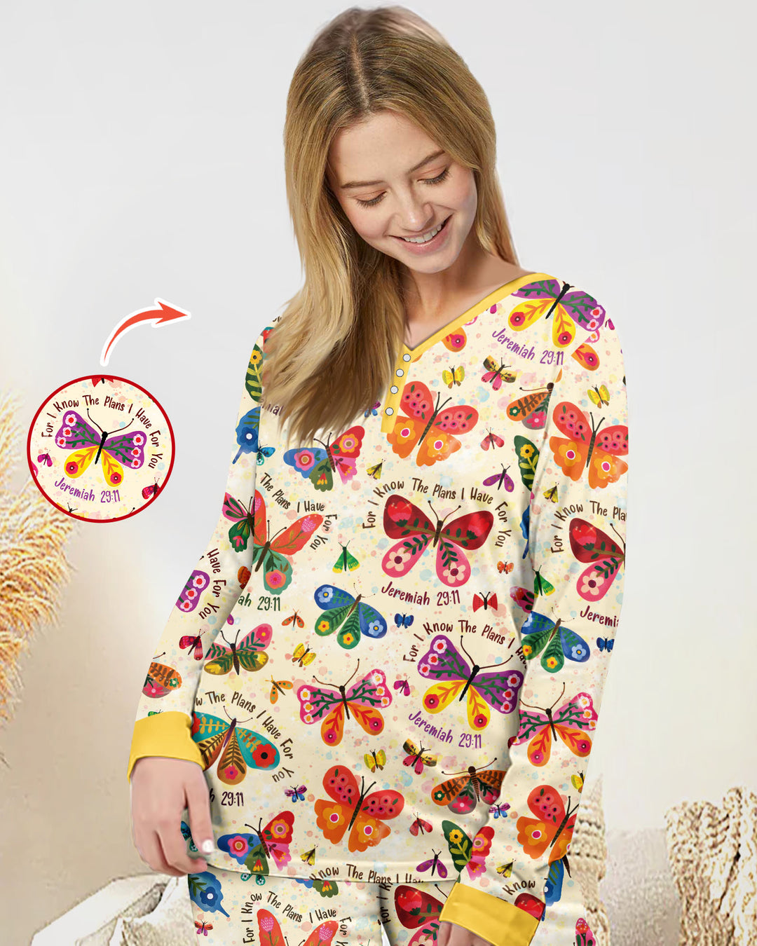 For I Know The Plans I Have For You Bamboo Women Pajama Set
