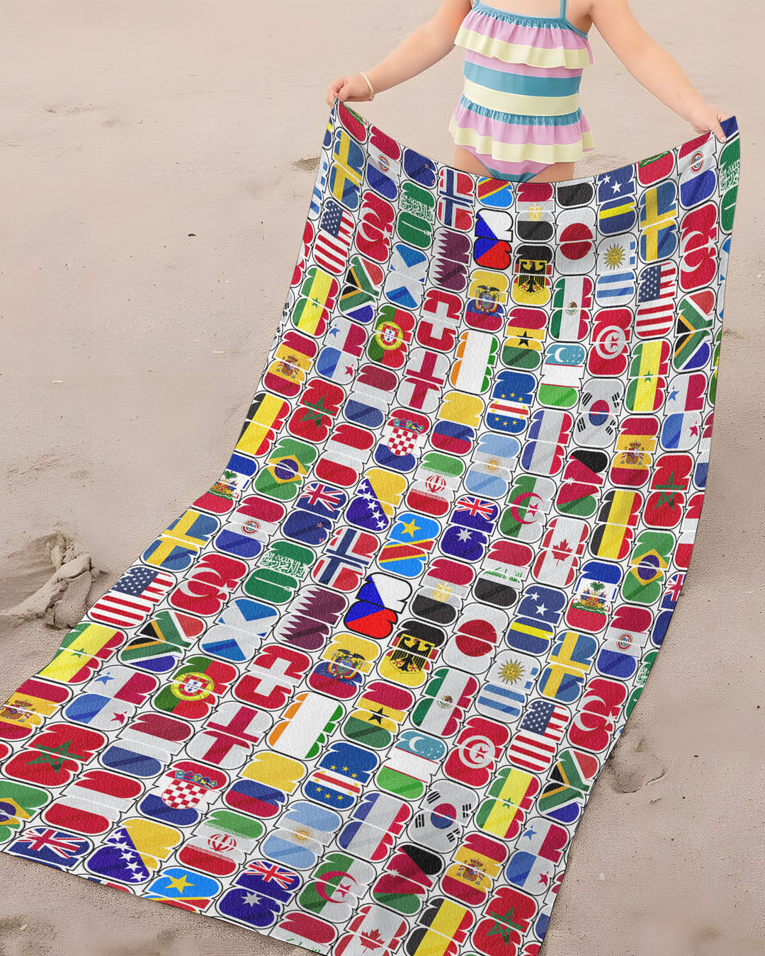 We Are 26 Family Matching Bamboo Beach Towel