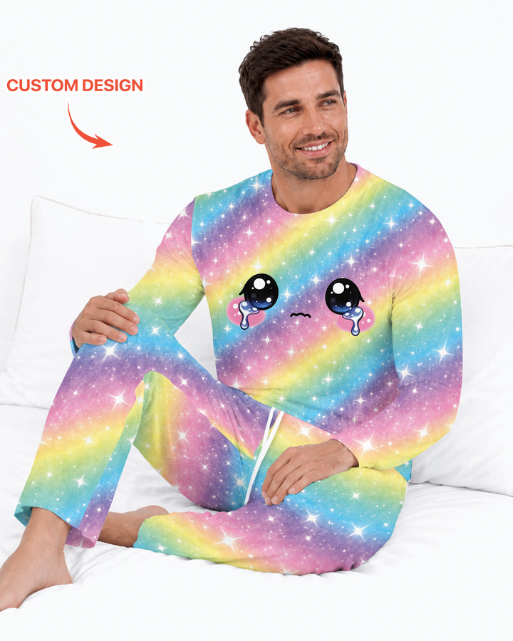Matching Squishy Dumplings Costume Bamboo Men's Pajama Set
