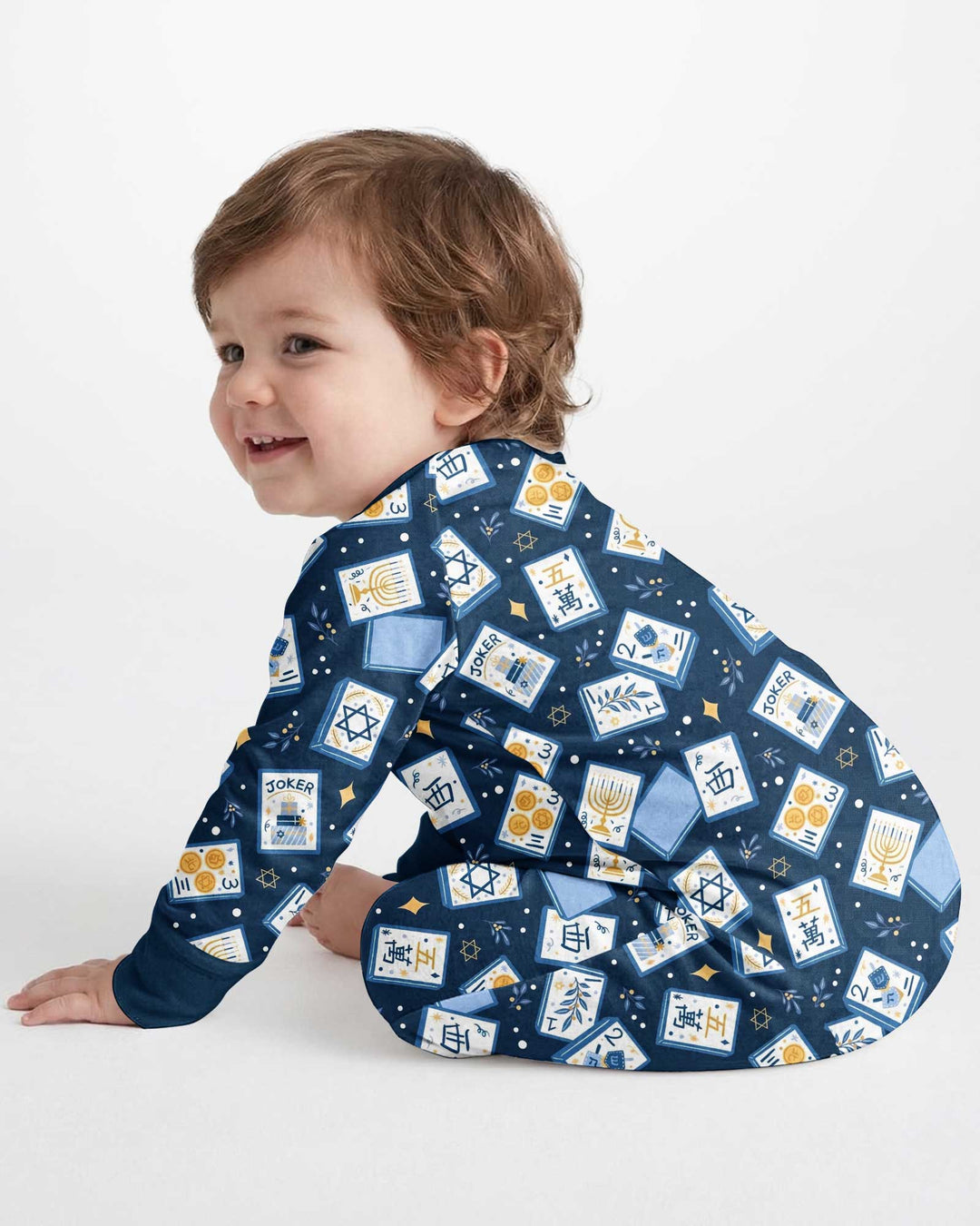 Mahjong Tov Hanukkah Family Matching Bamboo Convertible Zippy