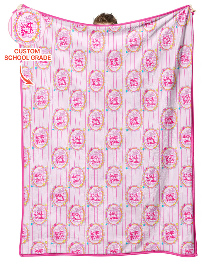 Custom Grade School Sweetie Bamboo Blanket