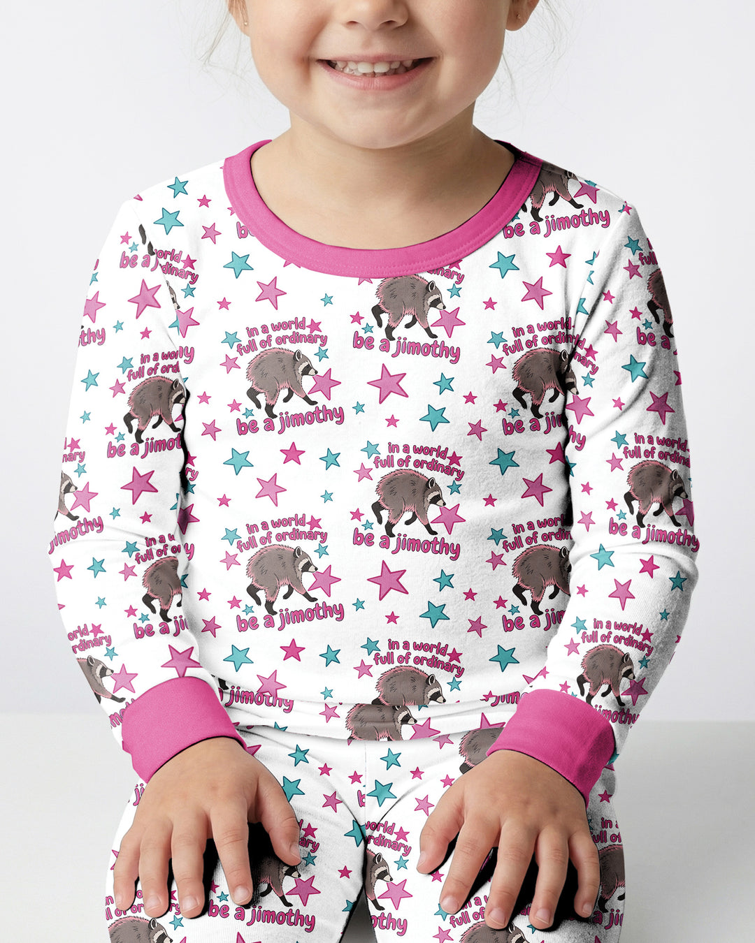 In A World Full Of Ordinary Be A Jimothy Bamboo Two Piece Long Sleeve Pajama Set