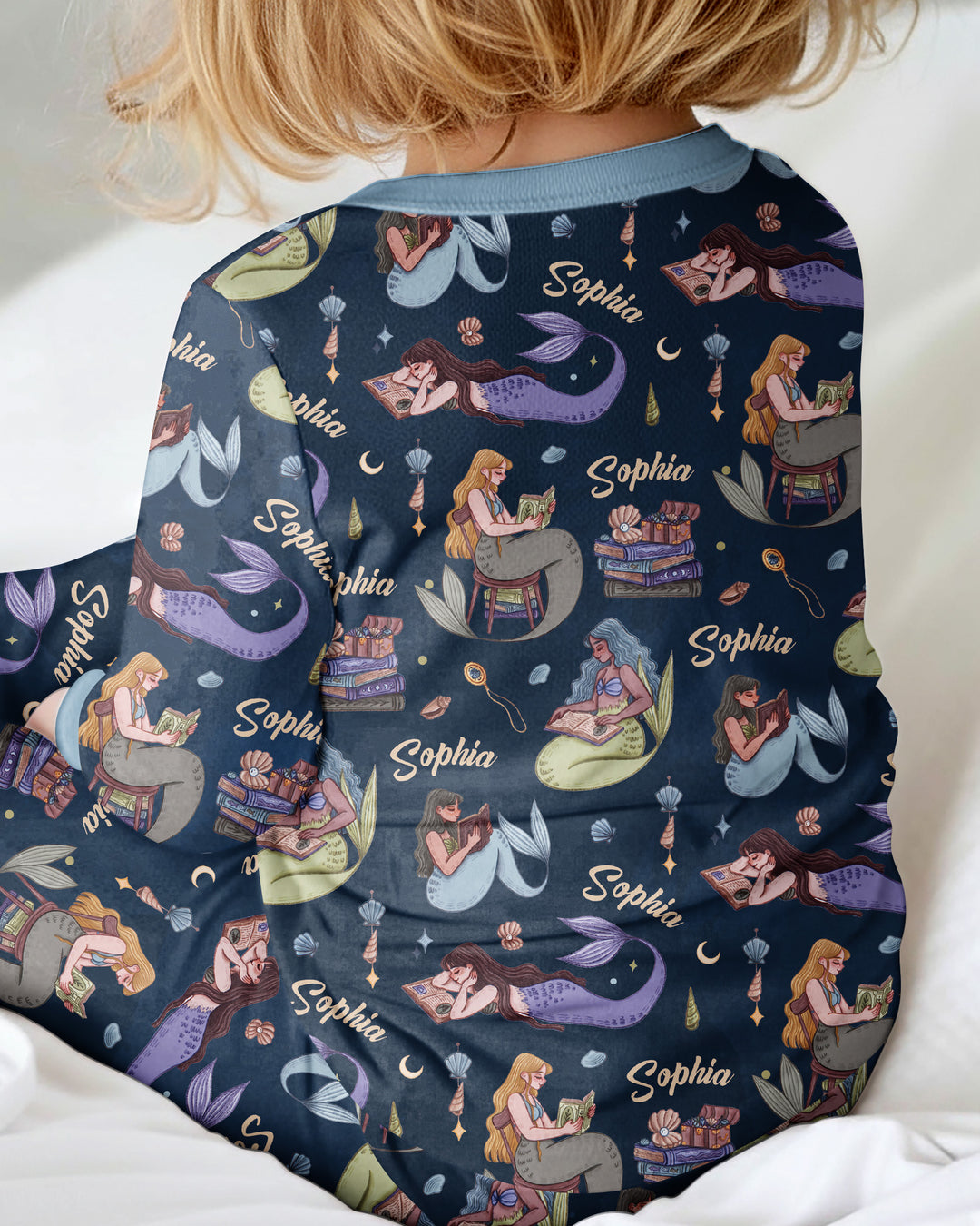 Mermaid Reads Bamboo Convertible Zippy