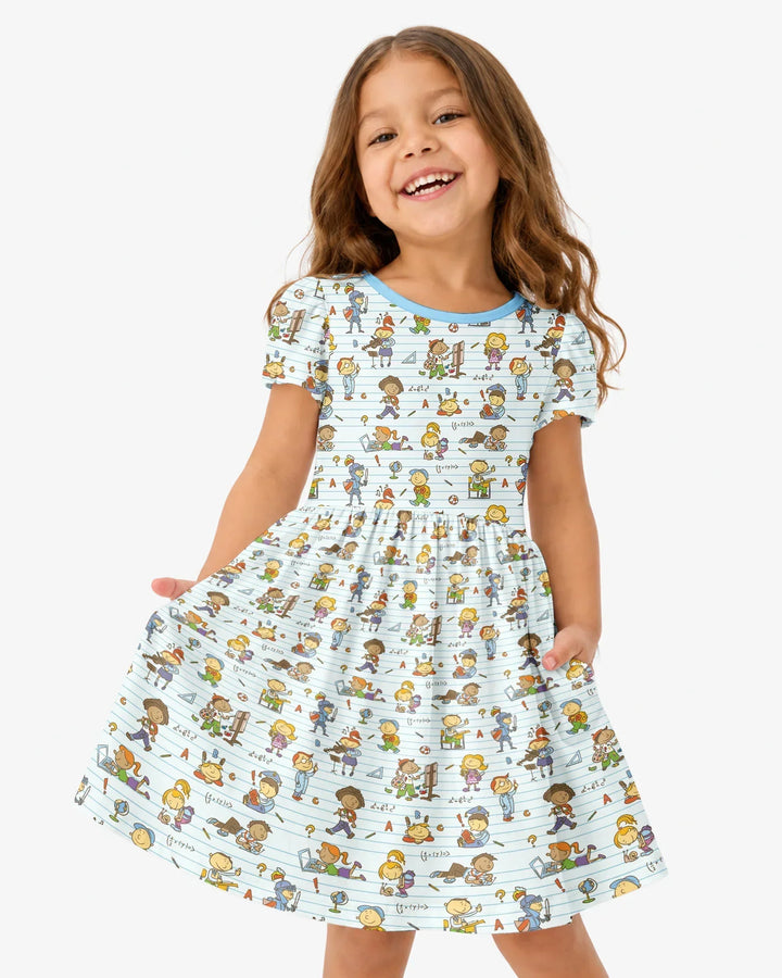 School Days Adventure Bamboo Twirl Dress