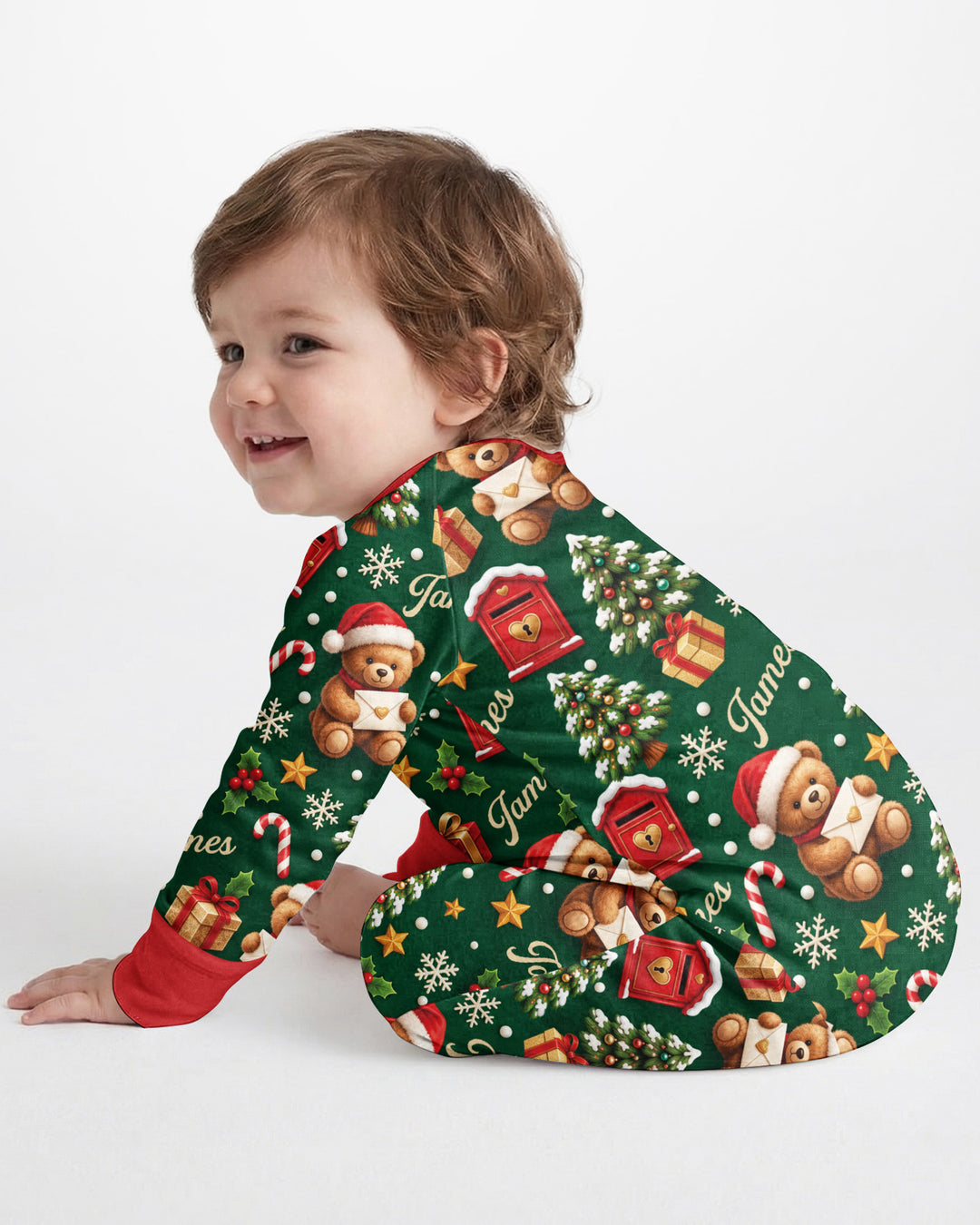 Cute Bear Christmas Bamboo Convertible Zippy