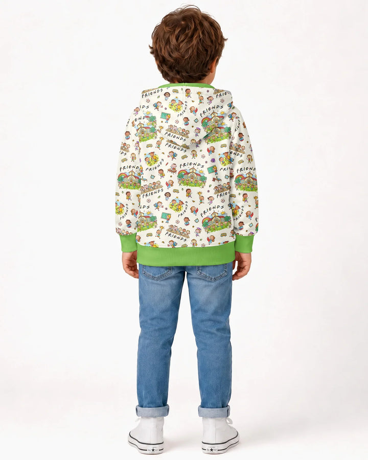 School Friends Forever Bamboo Zip Hoodie
