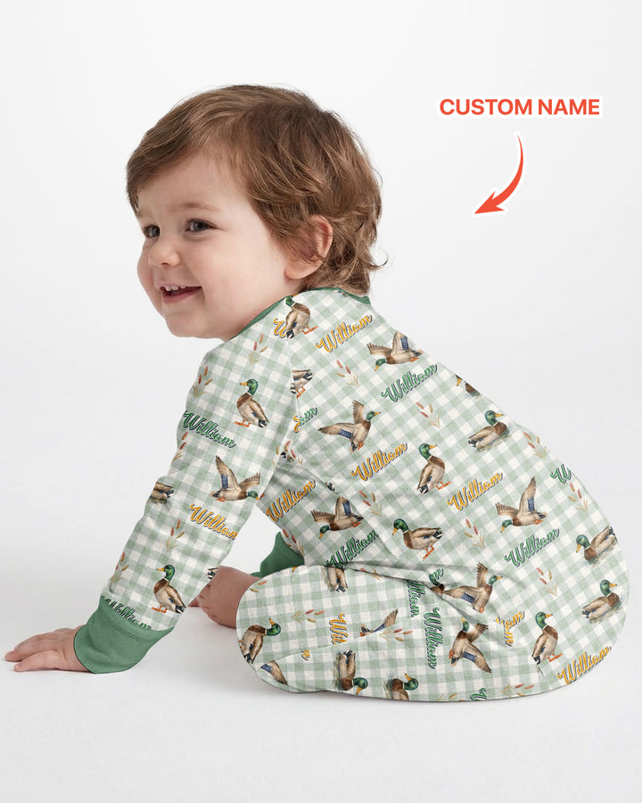 Mallard Duck Custom Name Bamboo Convertible Zippy