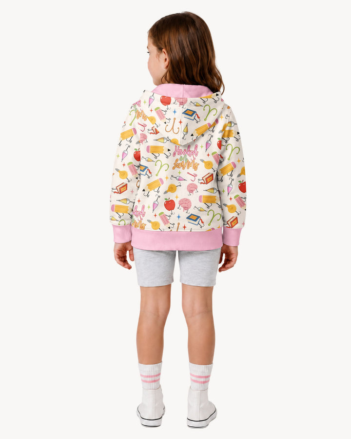 Hooked on Learning Bamboo Zip Hoodie