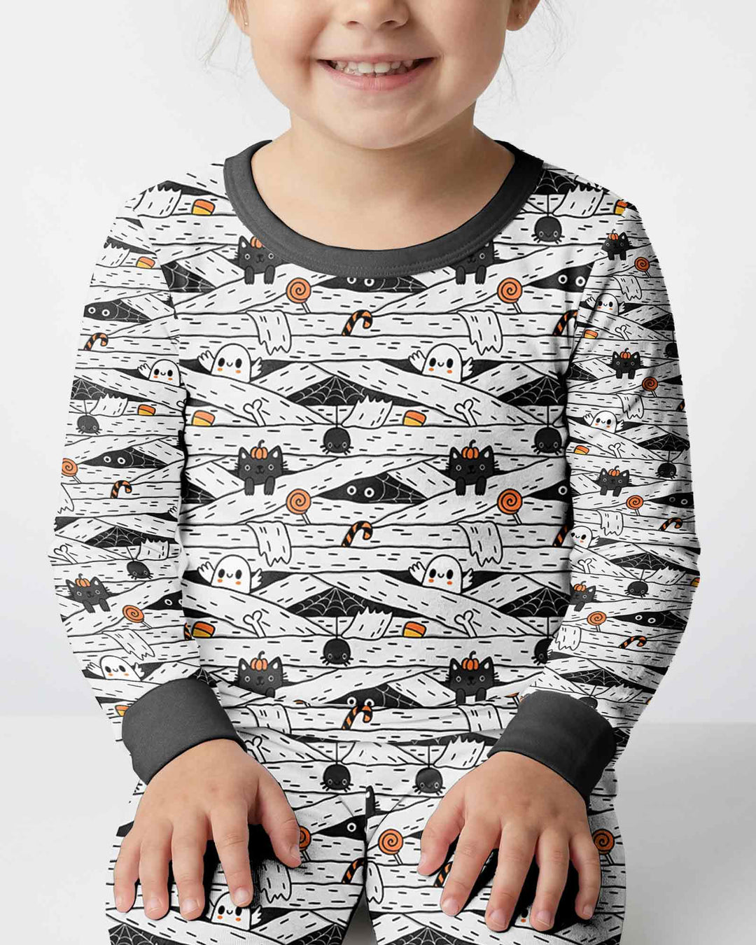 Template Bamboo Two Piece Long Sleeve Pyjamas Set