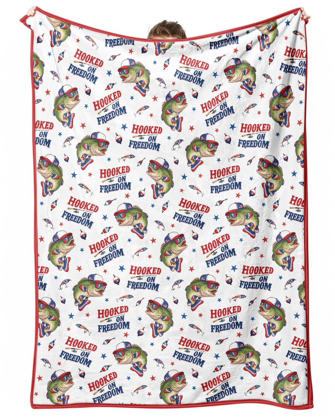 Hooked On Freedom Bamboo Blanket