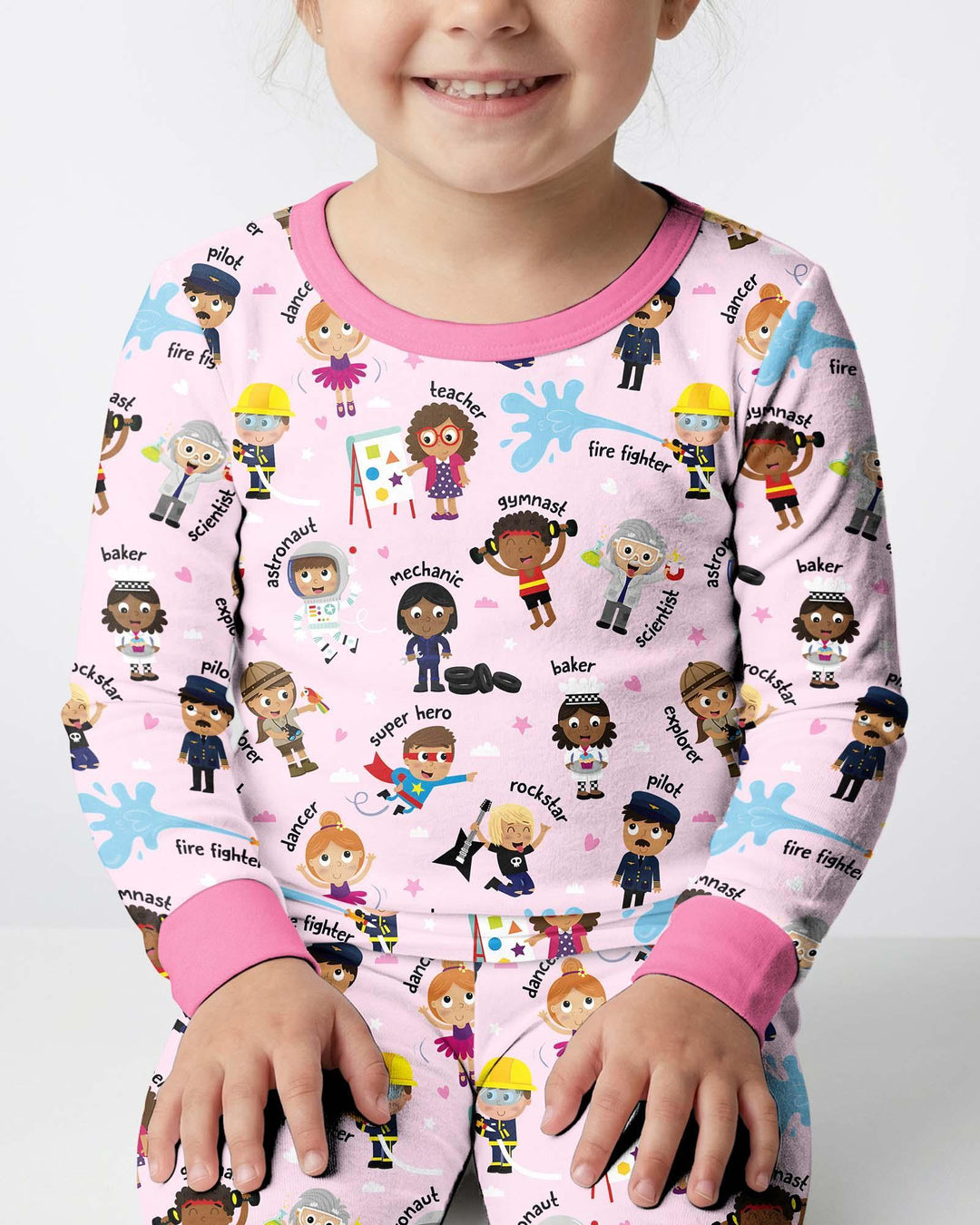 When I Grow Up Bamboo Two Piece Long Sleeve Pajama Set