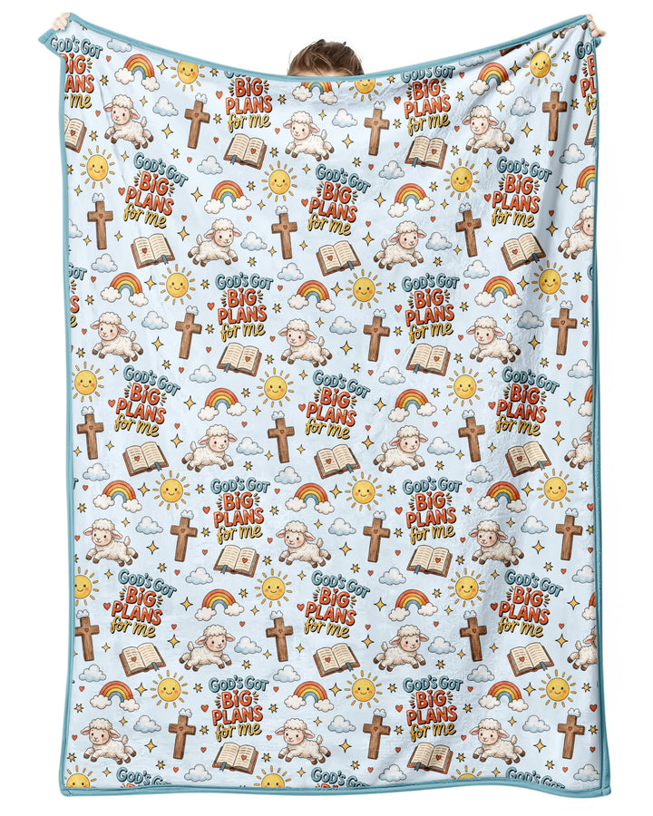 God's Got Big Plans For Me Bamboo Blanket
