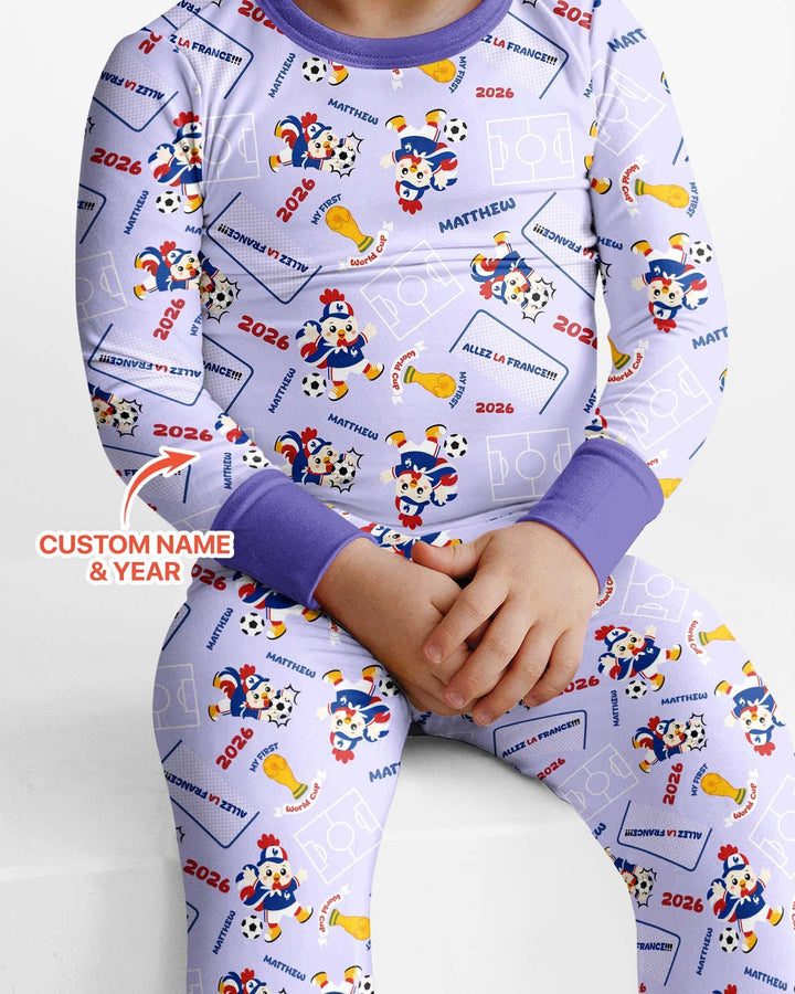 My First World Cup Bamboo Two Piece Long Sleeve Pajama Set